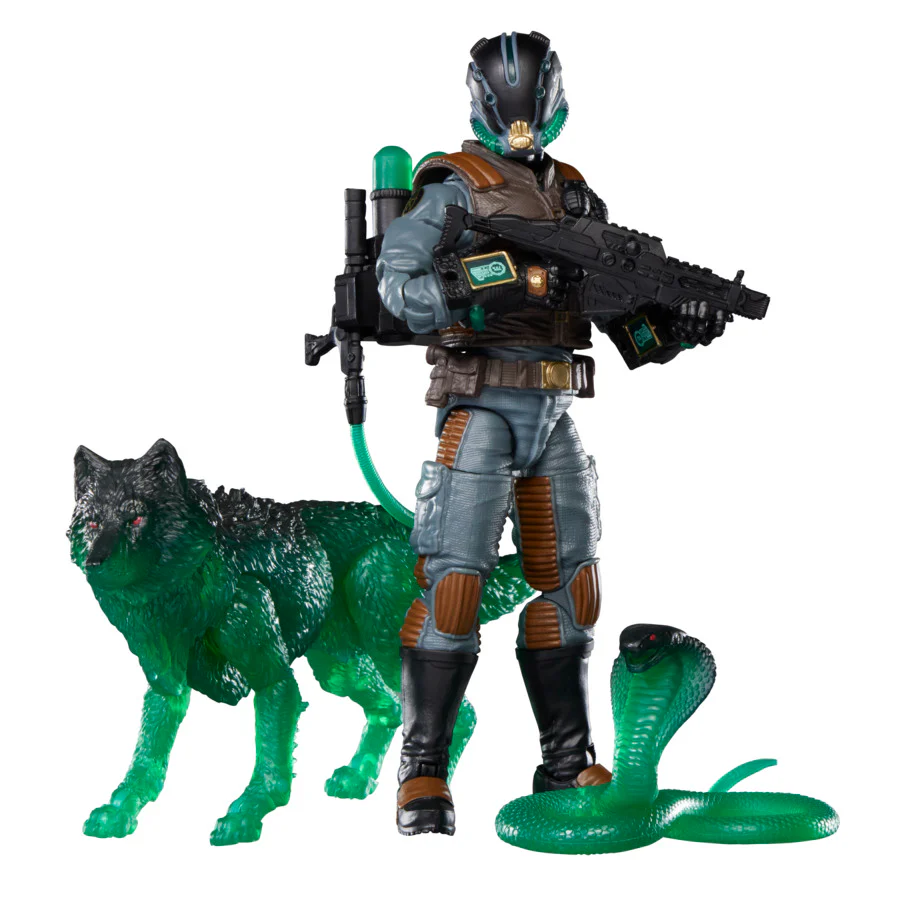 wolf3 G.I. Joe Classified Ghost Viper & D.I.R.E. (Dread-Inducing Responsive Energy) Beasts