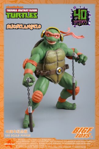 BIGFTOYS BIGF-004 Teenage Mutant Ninja Turtles Michelangelo 40th Anniversary Edition