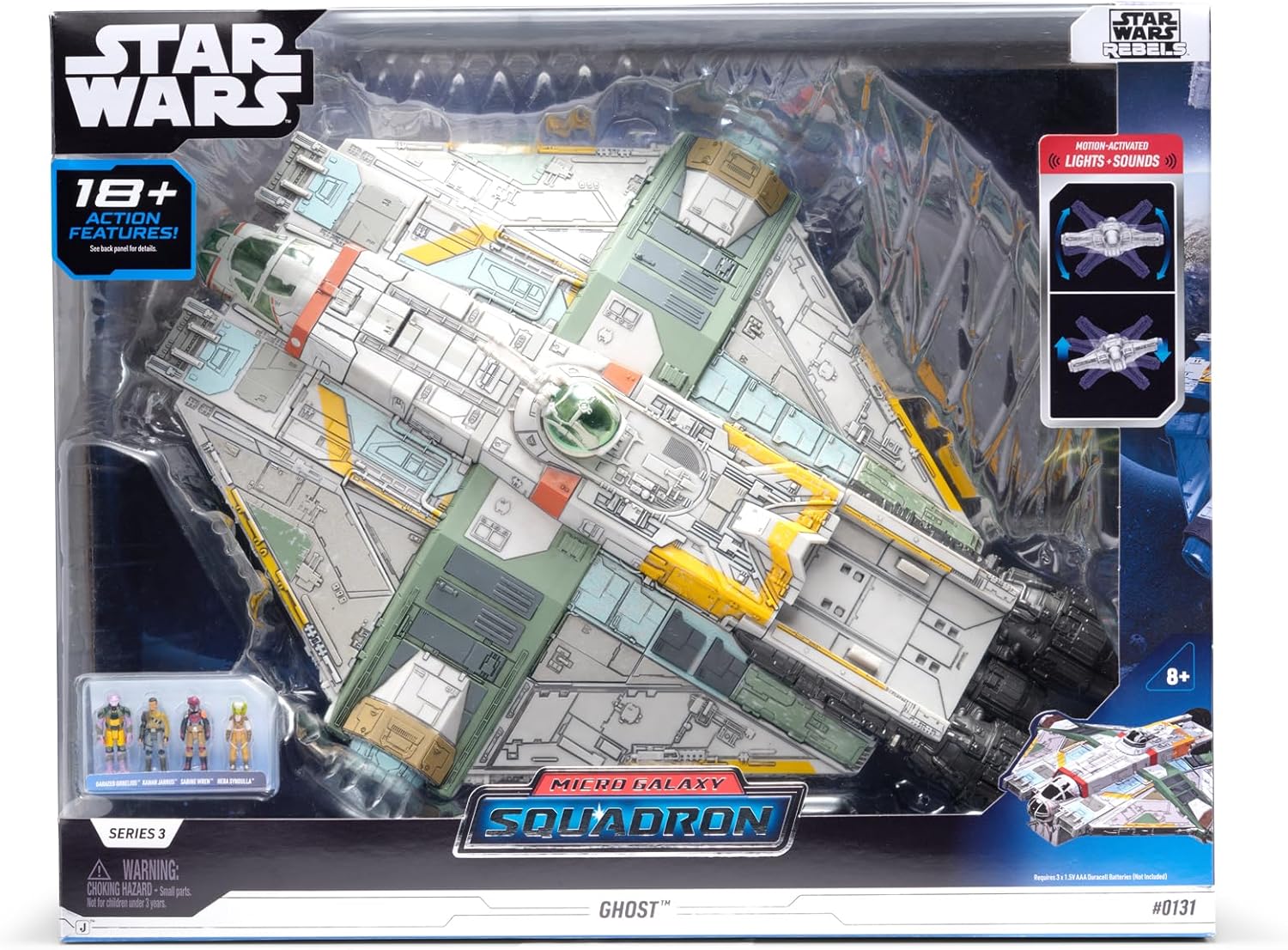 STAR WARS Micro Galaxy Squadron Ghost 2 Star Wars Micro Galaxy Squadron The Ghost ( Rebels ) 15 Inch Ship