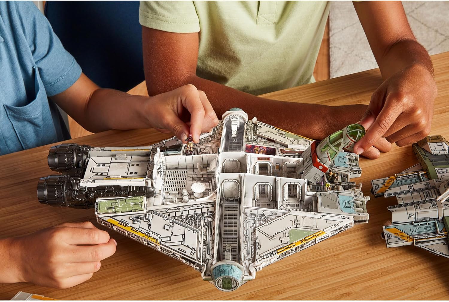 STAR WARS Micro Galaxy Squadron Ghost 9 Star Wars Micro Galaxy Squadron The Ghost ( Rebels ) 15 Inch Ship