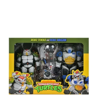 NECA Teenage Mutant Ninja Turtles Robo Tokka and Robo Rahzar Action Figure 2 Pack