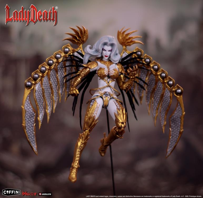 Executive Replicas Lady Death (Gold Ver.) Action Figure 2 Executive Replicas Lady Death (Gold Ver.) 1/12 Action Figure