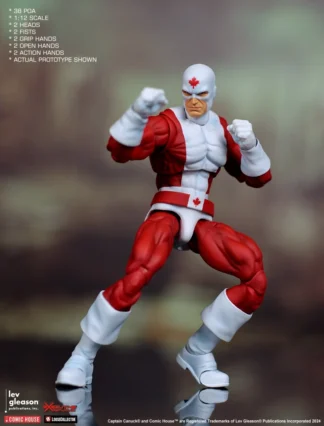 Executive Replicas Classic Captain Canuck 1/12 Scale Action Figure