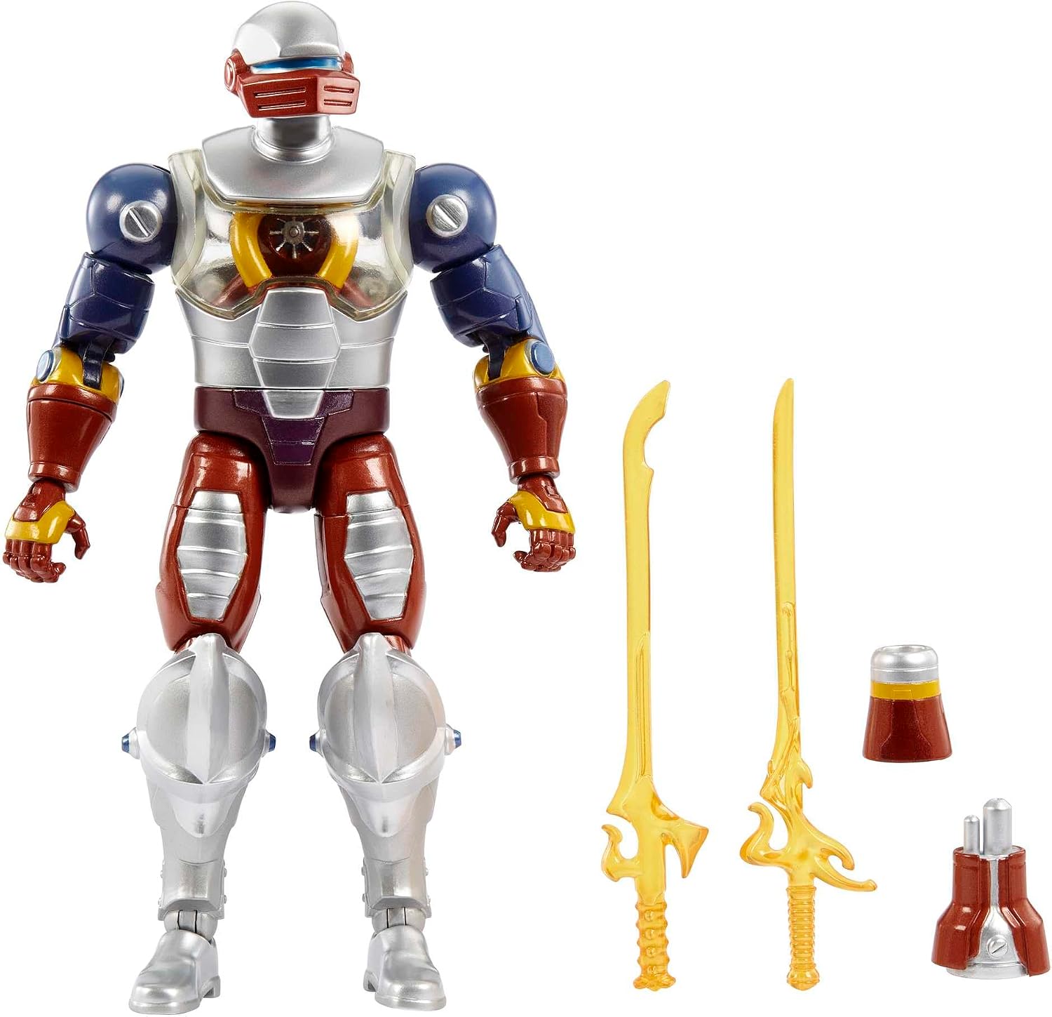 Masters of the Universe Masterverse Action Figure Roboto 2 Masters of the Universe Masterverse Roboto Action Figure ( Cased )
