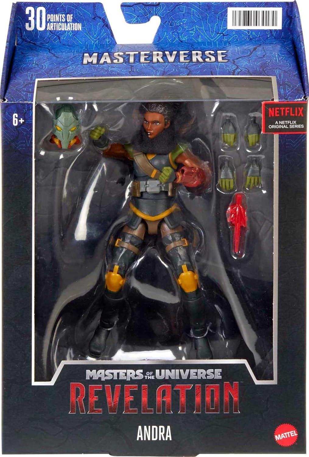 Masters of the Universe Masterverse Andra 2 Masters of the Universe Masterverse Andra Action Figure ( Cased )