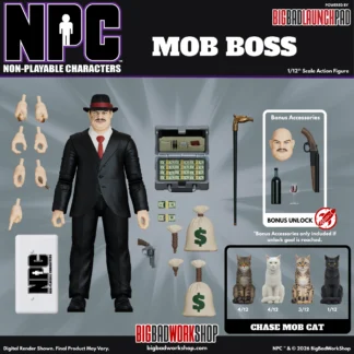 NPC (Non-Playable Characters) Mob Boss 1/12 Action Figure