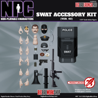 NPC (Non-Playable Characters) SWAT Accessory Kit 1/12 Scale Ver.02