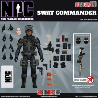 NPC (Non-Playable Characters) SWAT Commander 1/12 Action Figure