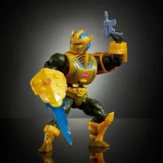 Masters of the Universe x Transformers Bumblebee Armor Man-At-Arms